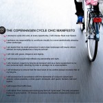 manifesto per i ciclisti di Copenaghen